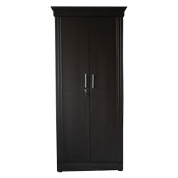 Show details for 2 Door Wardrobe Small - Dark Brown Picture of 2 Door Wardrobe Small - Dark Brown