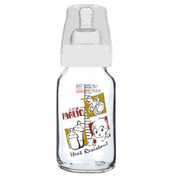 Picture of Farlin Glass Feeding Bottle 4oz (120cc)[TOP-808G]