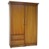 Picture of 2 Door Wardrobe - Teak Colour, Picture 1