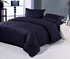 Picture of Self Striped Bed Sheet (Dark Plum color), Picture 1